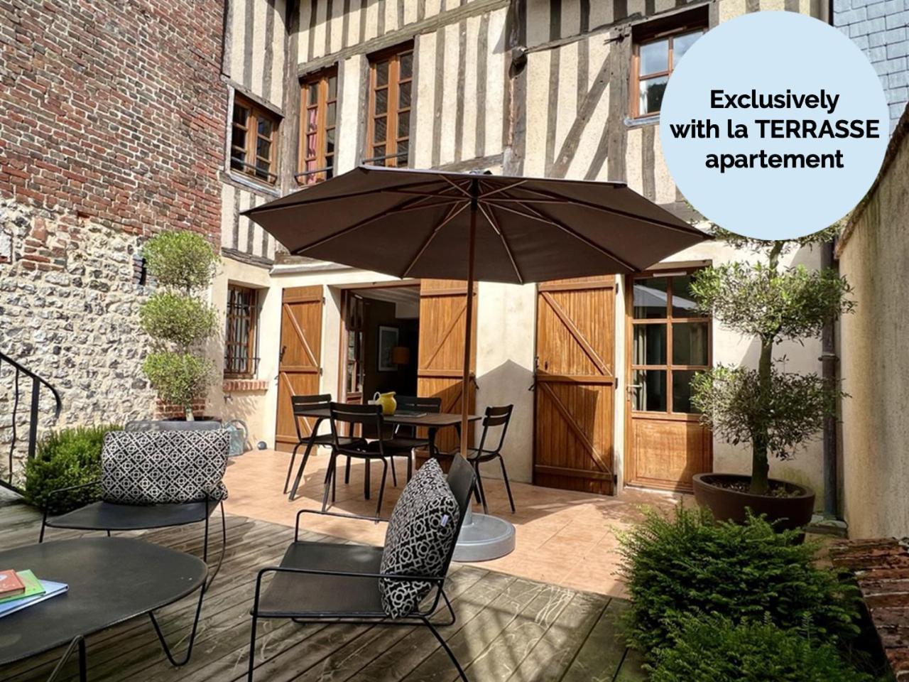 Appartement L' Annexe Du 10Honfleur Extérieur photo